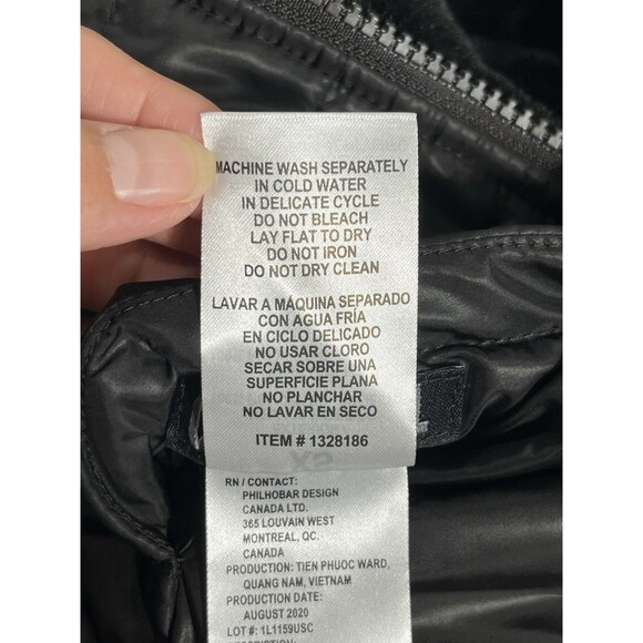 Nicole Miller Ladies' Reversible Vest Black Quilted SZ XS Full Zip - Picture 13 of 15